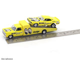 1974 Dodge Ramp Truck & 1971 Challenger Funny Car 1:64 M2 Machines diecast hauler scale model