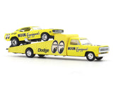 1974 Dodge Ramp Truck & 1971 Challenger Funny Car 1:64 M2 Machines diecast hauler scale model