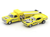 1974 Dodge Ramp Truck & 1971 Challenger Funny Car 1:64 M2 Machines diecast hauler scale model