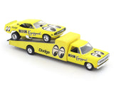 1974 Dodge Ramp Truck & 1971 Challenger Funny Car 1:64 M2 Machines diecast hauler scale model