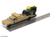 1974 Dodge Truck & 1944 Jeep MB 1:64 M2 Machines diecast hauler scale model