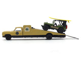 1974 Dodge Truck & 1944 Jeep MB 1:64 M2 Machines diecast hauler scale model