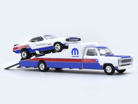 1974 Dodge Truck & 1971 Dodge Challenger 1:64 M2 Machines diecast hauler scale model