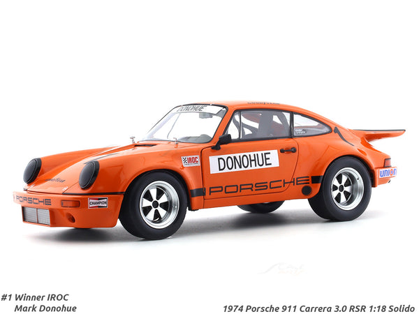 1974 Porsche 911 Carrera 3.0 RSR 1:18 Solido licensed diecast scale model car collectible