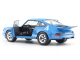 Coffee Mug & 1974 Porsche 911 IROC Riverside Blue 1:18 Solido licensed diecast scale model car