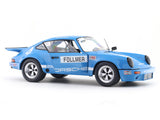 Coffee Mug & 1974 Porsche 911 IROC Riverside Blue 1:18 Solido licensed diecast scale model car
