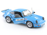 Coffee Mug & 1974 Porsche 911 IROC Riverside Blue 1:18 Solido licensed diecast scale model car