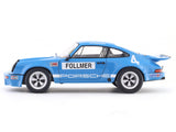 Coffee Mug & 1974 Porsche 911 IROC Riverside Blue 1:18 Solido licensed diecast scale model car