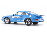 Coffee Mug & 1974 Porsche 911 IROC Riverside Blue 1:18 Solido licensed diecast scale model car