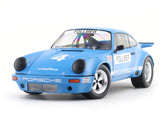 Coffee Mug & 1974 Porsche 911 IROC Riverside Blue 1:18 Solido licensed diecast scale model car