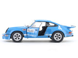 Coffee Mug & 1974 Porsche 911 IROC Riverside Blue 1:18 Solido licensed diecast scale model car
