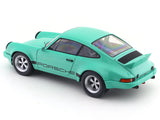 1974 Porsche 911 IROC Mint Green 1:18 Solido Licensed Diecast Scale Model Car Collectible