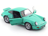 1974 Porsche 911 IROC Mint Green 1:18 Solido Licensed Diecast Scale Model Car Collectible