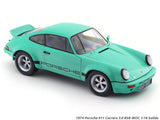 1974 Porsche 911 IROC Mint Green 1:18 Solido Licensed Diecast Scale Model Car Collectible