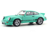 1974 Porsche 911 IROC Mint Green 1:18 Solido Licensed Diecast Scale Model Car Collectible