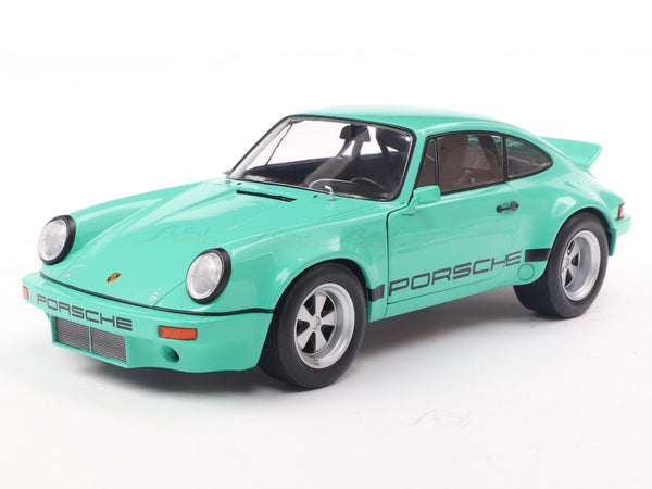 1974 Porsche 911 IROC Mint Green 1:18 Solido Licensed Diecast Scale Model Car Collectible