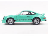 1974 Porsche 911 IROC Mint Green 1:18 Solido Licensed Diecast Scale Model Car Collectible