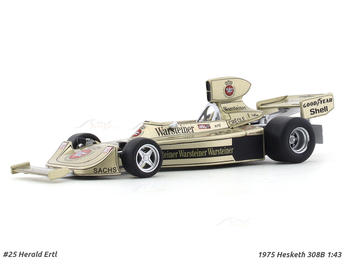激レア　日本未発売　F1マシンコレクション　HESKETH 308B 1975年 1975 Hesketh 308B 25 Herald Ertl 1:43 Formula 1 diecast scale
