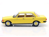 Mercedes-Benz 230E W123 Yellow 1:18 KK Scale Diecast Scale Model Car Collectible