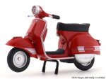 1976 Vespa 200 Rally red 1:18 MSZ licensed diecast scale model bike collectible