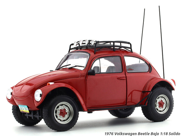 1976 Volkswagen Beetle Baja Red 1:18 Solido diecast scale model car collectible