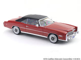 1976 Cadillac Eldorado Convertible red 1:18 MCG Diecast Scale Model Car Collectible