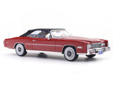 1976 Cadillac Eldorado Convertible red 1:18 MCG Diecast Scale Model Car Collectible
