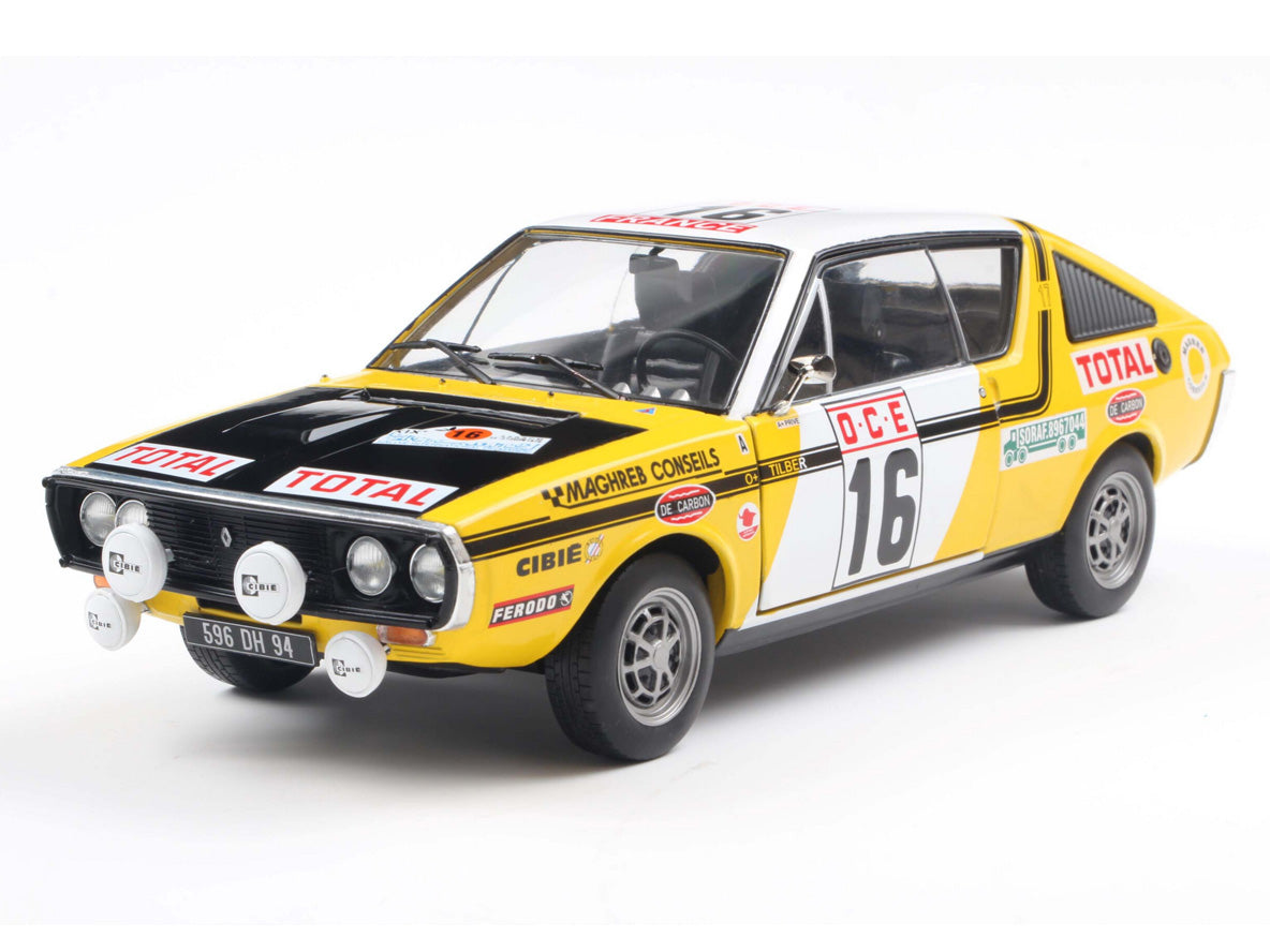 1976 Renault 17 Rallye du Maroc No 23 1:18 Solido Licensed Diecast