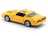 1978 Pontiac Firebird Matte Yellow 1:33-42 RMZ City licensed pull back car scale model