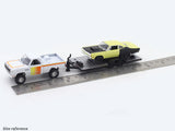 1979 Dodge 150 Power Wagon & 1969 Plymouth Road Runner 1:64 M2 Machines diecast hauler scale model