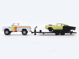 1979 Dodge 150 Power Wagon & 1969 Plymouth Road Runner 1:64 M2 Machines diecast hauler scale model
