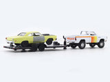 1979 Dodge 150 Power Wagon & 1969 Plymouth Road Runner 1:64 M2 Machines diecast hauler scale model
