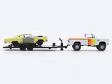 1979 Dodge 150 Power Wagon & 1969 Plymouth Road Runner 1:64 M2 Machines diecast hauler scale model