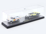 1979 Dodge 150 Power Wagon & 1969 Plymouth Road Runner 1:64 M2 Machines diecast hauler scale model