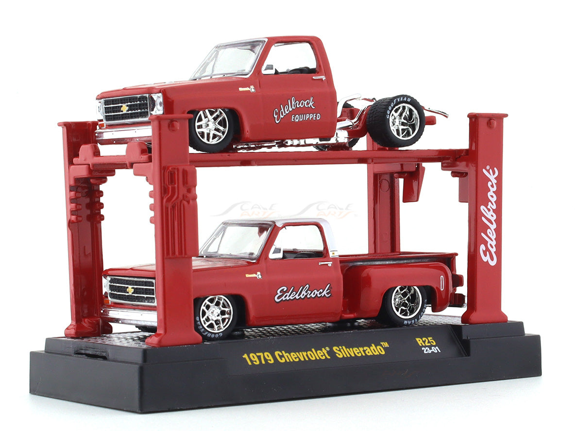 1979 Chevrolet Silverado AUTO LIFT 1:64 M2 Machines diecast scale car ...