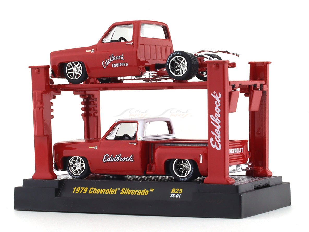 1979 Chevrolet Silverado AUTO LIFT 1:64 M2 Machines diecast scale car ...