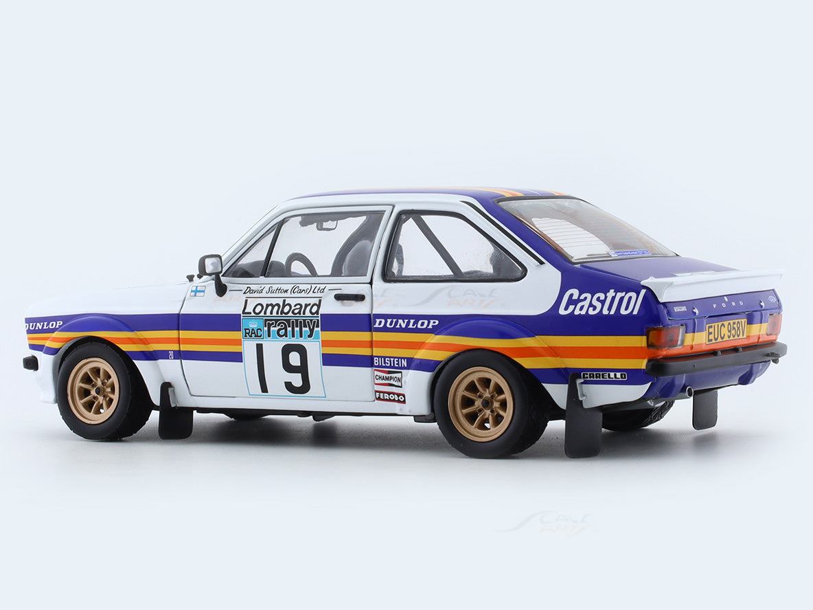 Miniature Sunstar 1:18 - Ford Escort MkII RS1800 #3 - Winner Rally West Wales 2015 (neuve)