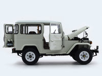 1980 Toyota FJ40 Land Cruiser White 1:18 Kyosho diecast scale model car collectible