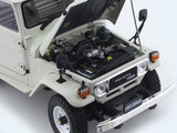 1980 Toyota FJ40 Land Cruiser White 1:18 Kyosho diecast scale model car collectible