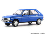 1981 Peugeot 104 S blue 1:18 Norev diecast scale model car collectible