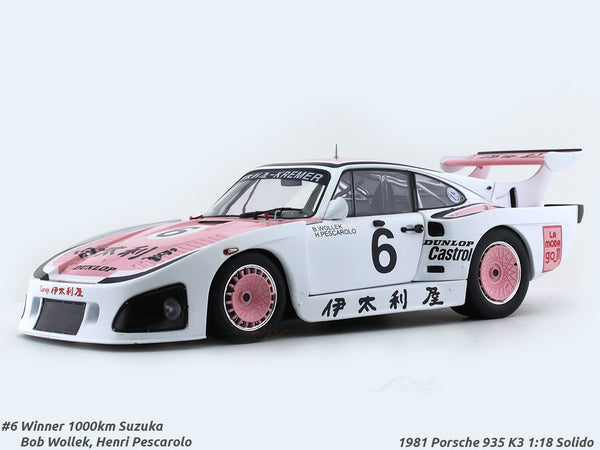 1981 Porsche 935 K3 Winner 1000km Suzuka 1:18 Solido diecast scale model car collectible