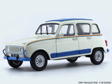 Solido 1:18 1981 Renault R4L Jogging diecast Scale Model collectible