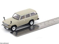 1981 Toyota Land Cruiser LC60 GX beige 1:64 Hobby Japan diecast scale model collectible