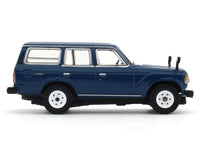 1981 Toyota Land Cruiser LC60 GX blue 1:64 Hobby Japan diecast scale model collectible