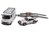 1981 Citroen C35 & Porsche 911 with trailer 1:18 Ottomobile licensed resin scale model car collectible