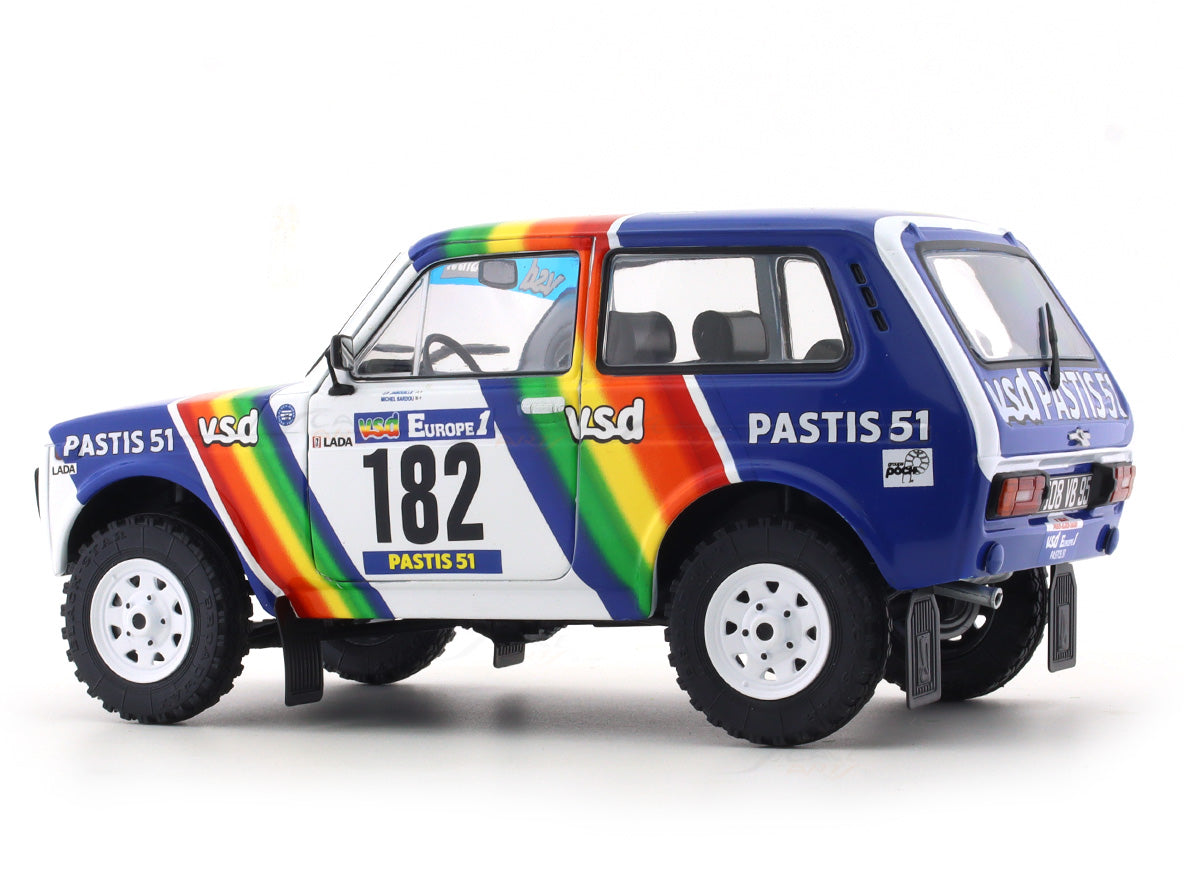 1982 Lada Niva Rally Paris Dakar 1:18 Solido licensed diecast scale ...