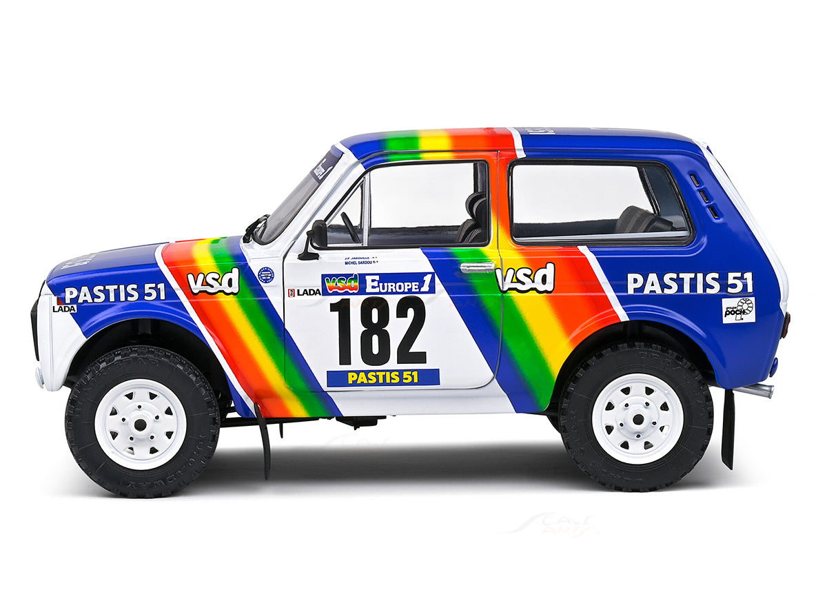 1982 Lada Niva Rally Paris Dakar 1:18 Solido licensed diecast scale ...