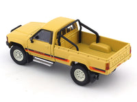 1984 Toyota Hilux Single Cab Yellow 1:64 Para64 diecast scale model car