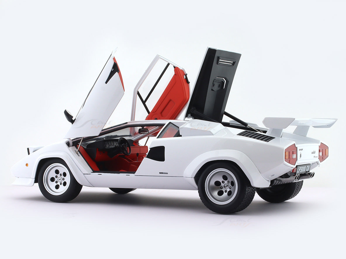 1985 Lamborghini Countach LP 5000 S QV white 1:12 KK Scale diecast
