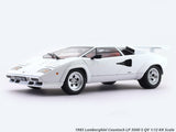 1985 Lamborghini Countach LP 5000 S QV white 1:12 KK Scale diecast scale model car collectible